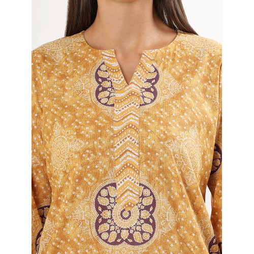 Amber Bloom Printed Kurta Set